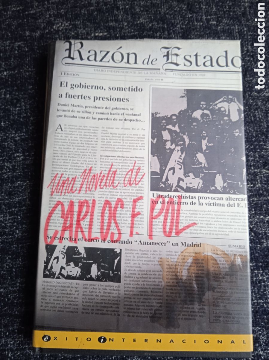 Libros de segunda mano: Raz&oacute;n de estado / Carlos Fern&aacute;ndez Pol - Foto 1
