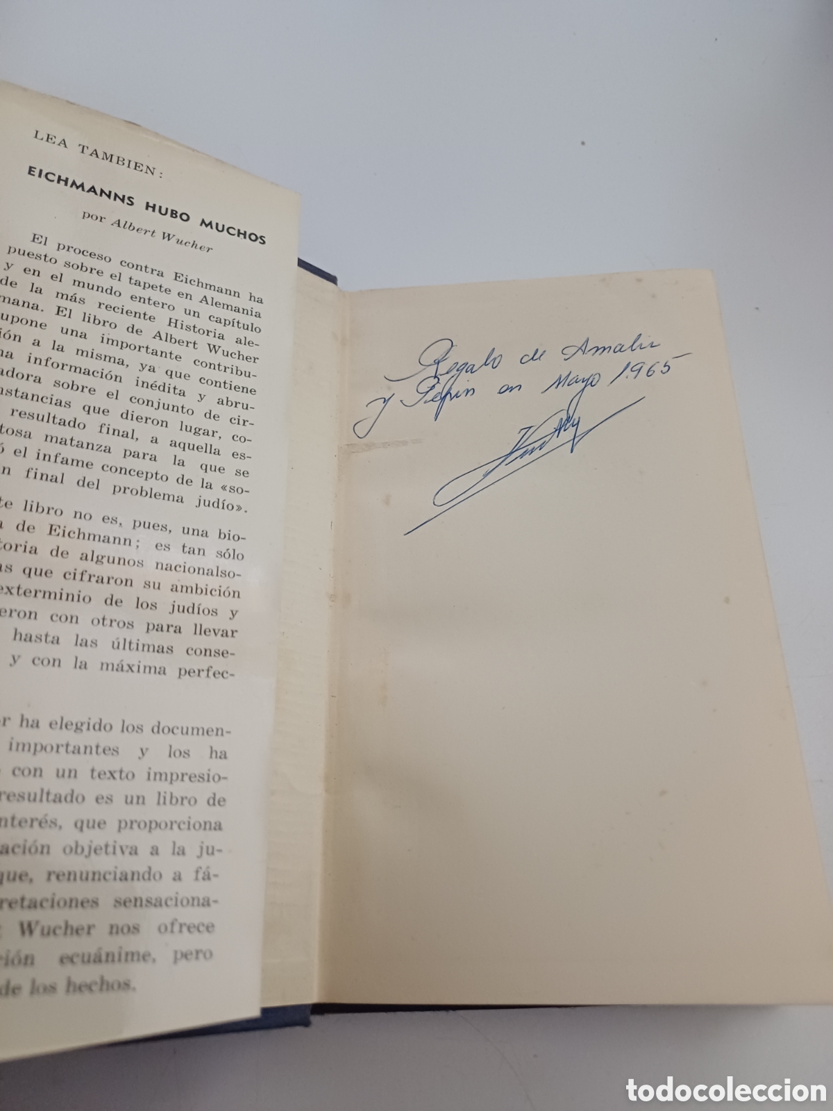 Libros de segunda mano: Adolf Eichmann Mi verdad 1962 - Foto 2