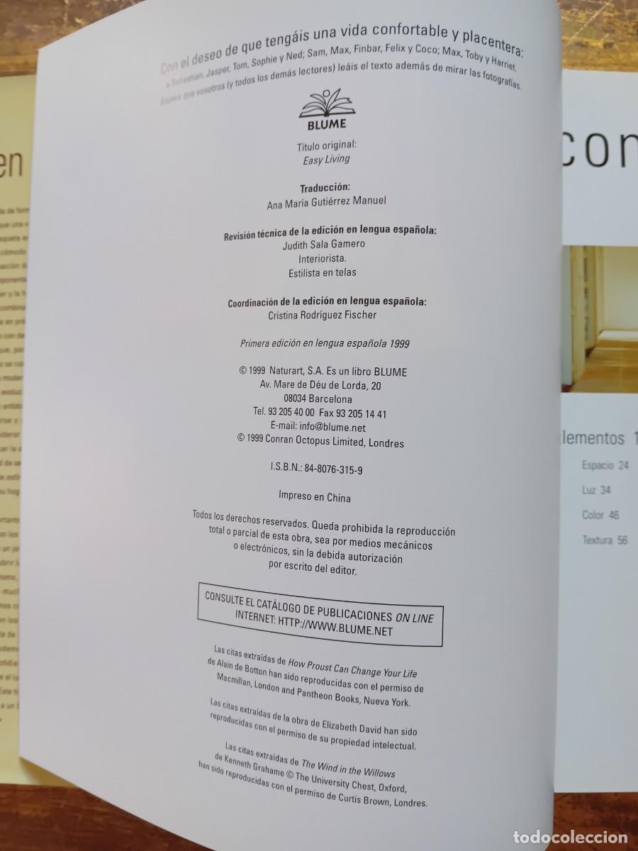Libros de segunda mano: C&oacute;modo en casa por Terence Conran 1&deg;edici&oacute;n 1999 - Foto 3