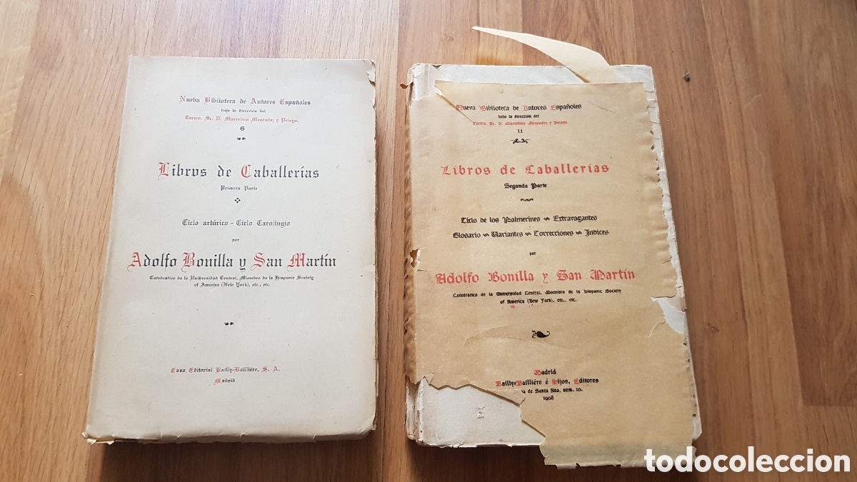 Libros de segunda mano: Libros de caballerias. Completo. Bonilla