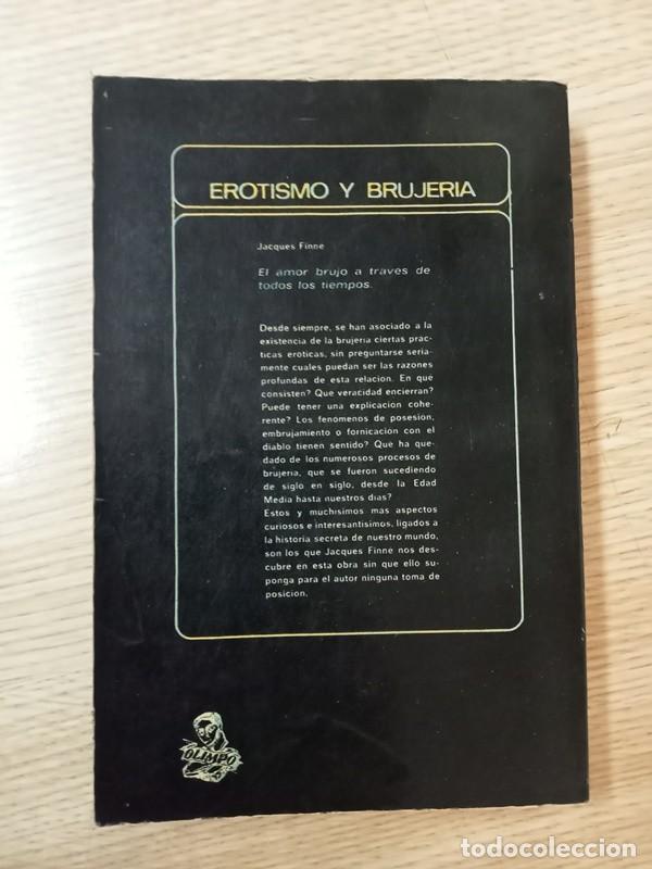 Libros de segunda mano: Erotismo y brujer&iacute;a Jacques Finn&eacute; - Foto 2