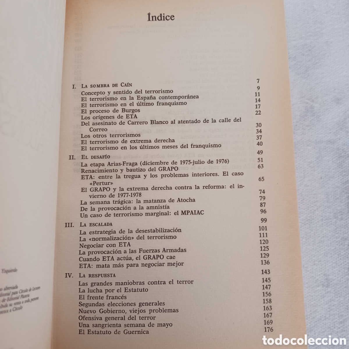 Libros de segunda mano: El Terrorismo en Espa&ntilde;a de Alejandro Mu&ntilde;oz Alonso - Foto 5