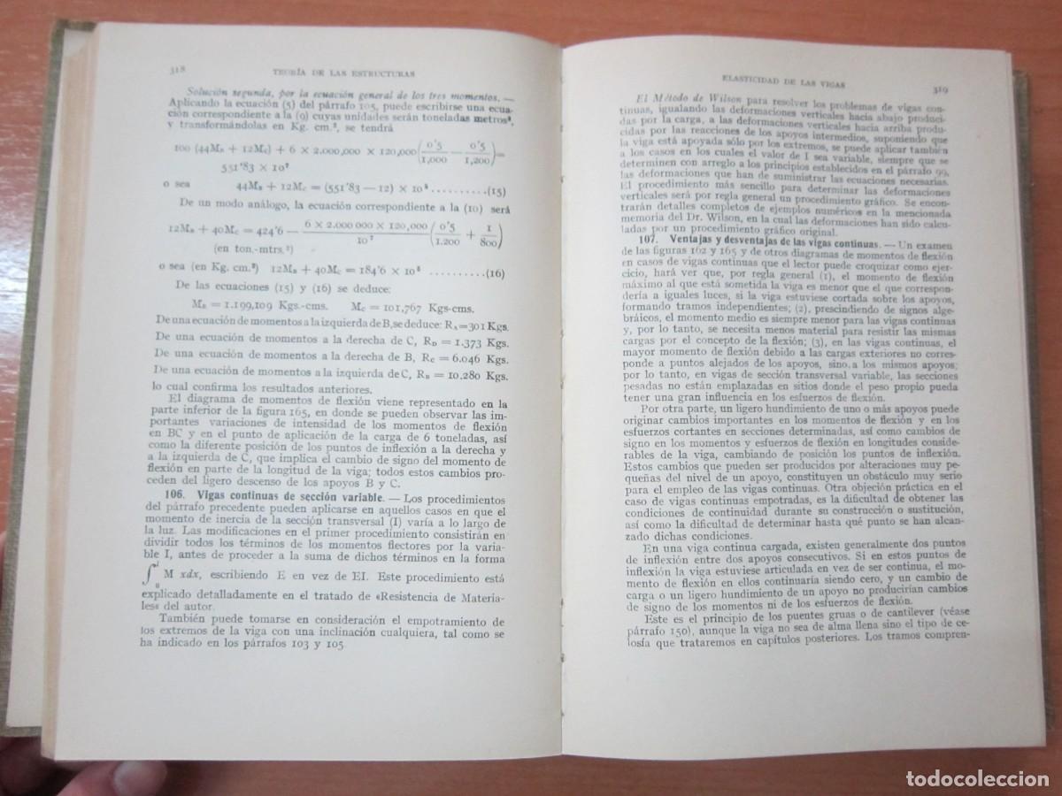 Libros de segunda mano: Teor&iacute;a de las estructuras, de Arthur Morley - Foto 3