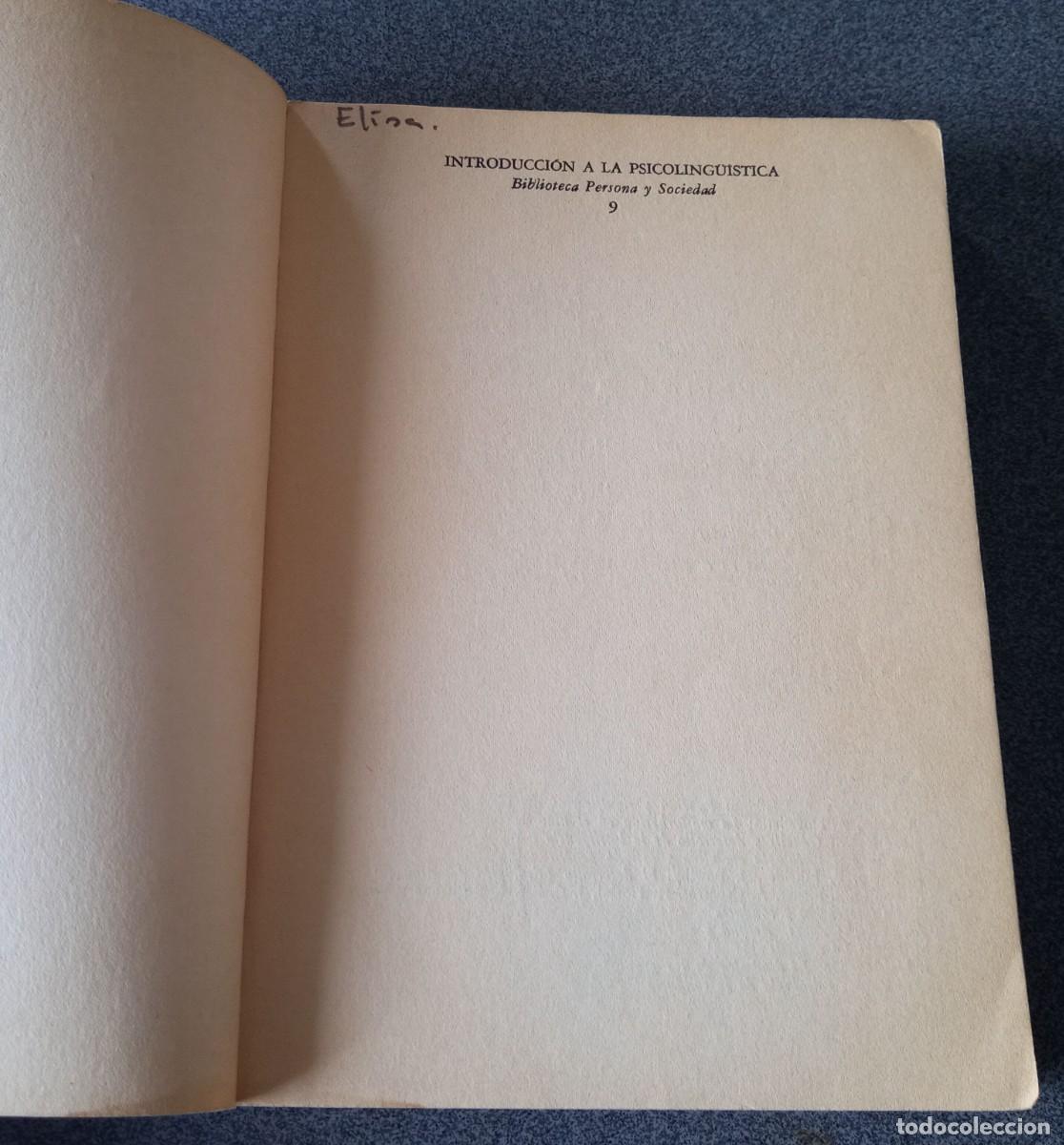Libros de segunda mano: Introducci&oacute;n A La Psicolinguistica Jean Piaget - Foto 3