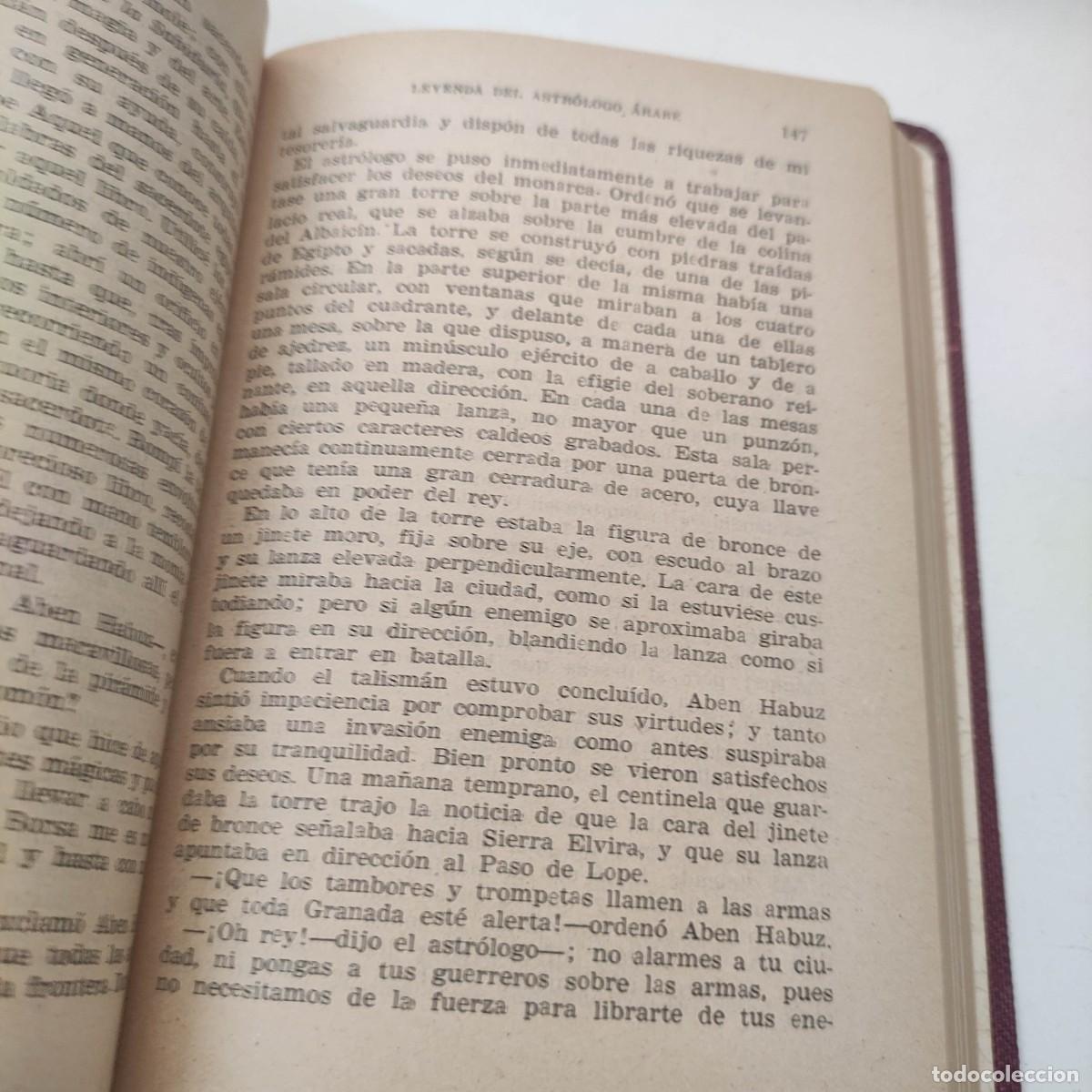 Libros de segunda mano: Cuentos de La Alhambra. Washington Irving. - Foto 6