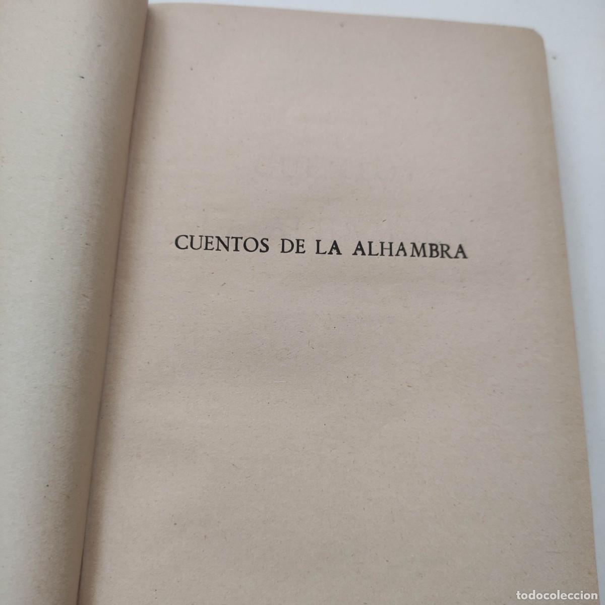 Libros de segunda mano: Cuentos de La Alhambra. Washington Irving. - Foto 10