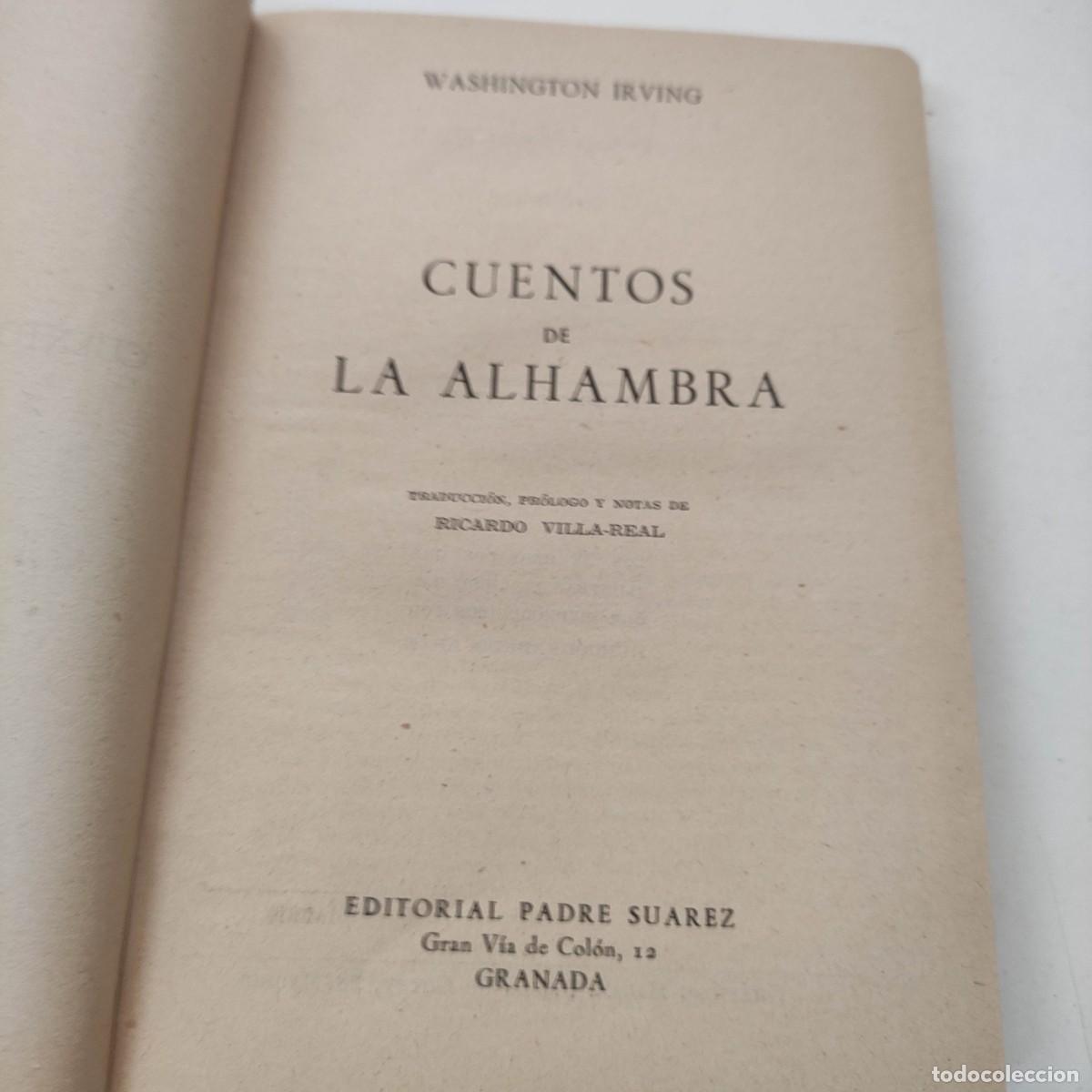 Libros de segunda mano: Cuentos de La Alhambra. Washington Irving. - Foto 11