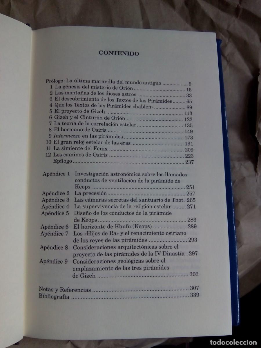 Libros de segunda mano: EL MISTERIO DE ORI&Oacute;N / R. BAUVAL y A. GILBERT - Foto 6