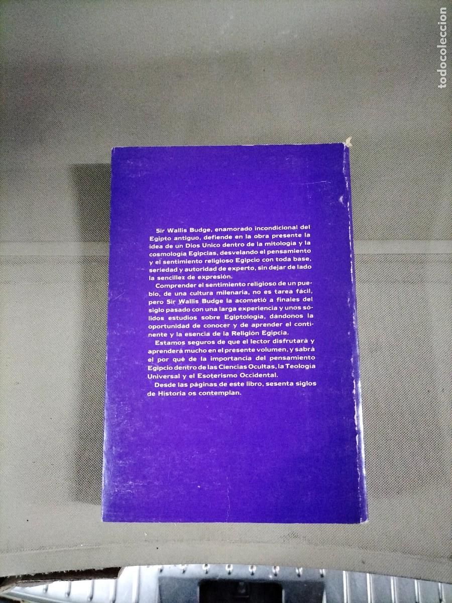 Libros de segunda mano: Religi&oacute;n egipcia - E. A. Wallis Budge. Humanitas - Foto 2