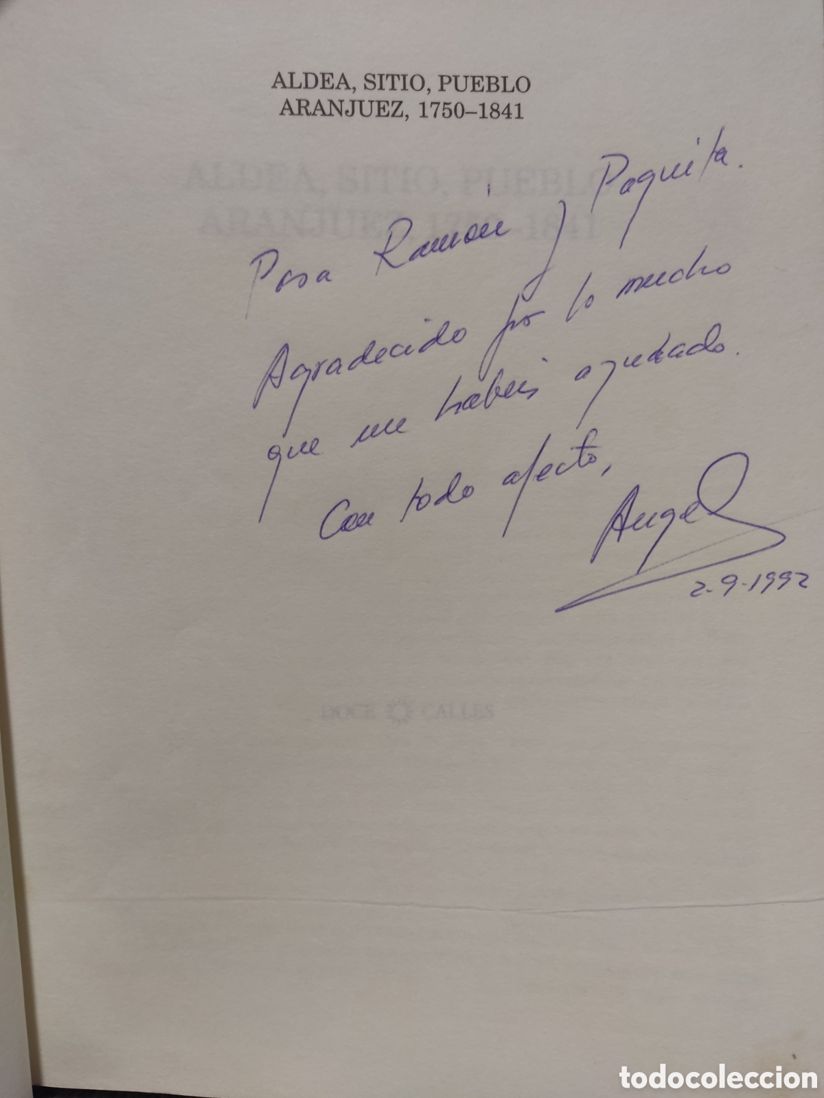 Libros de segunda mano: Aranjuez,sitio, pueblo Aranjuez 1750-1841 - Foto 2