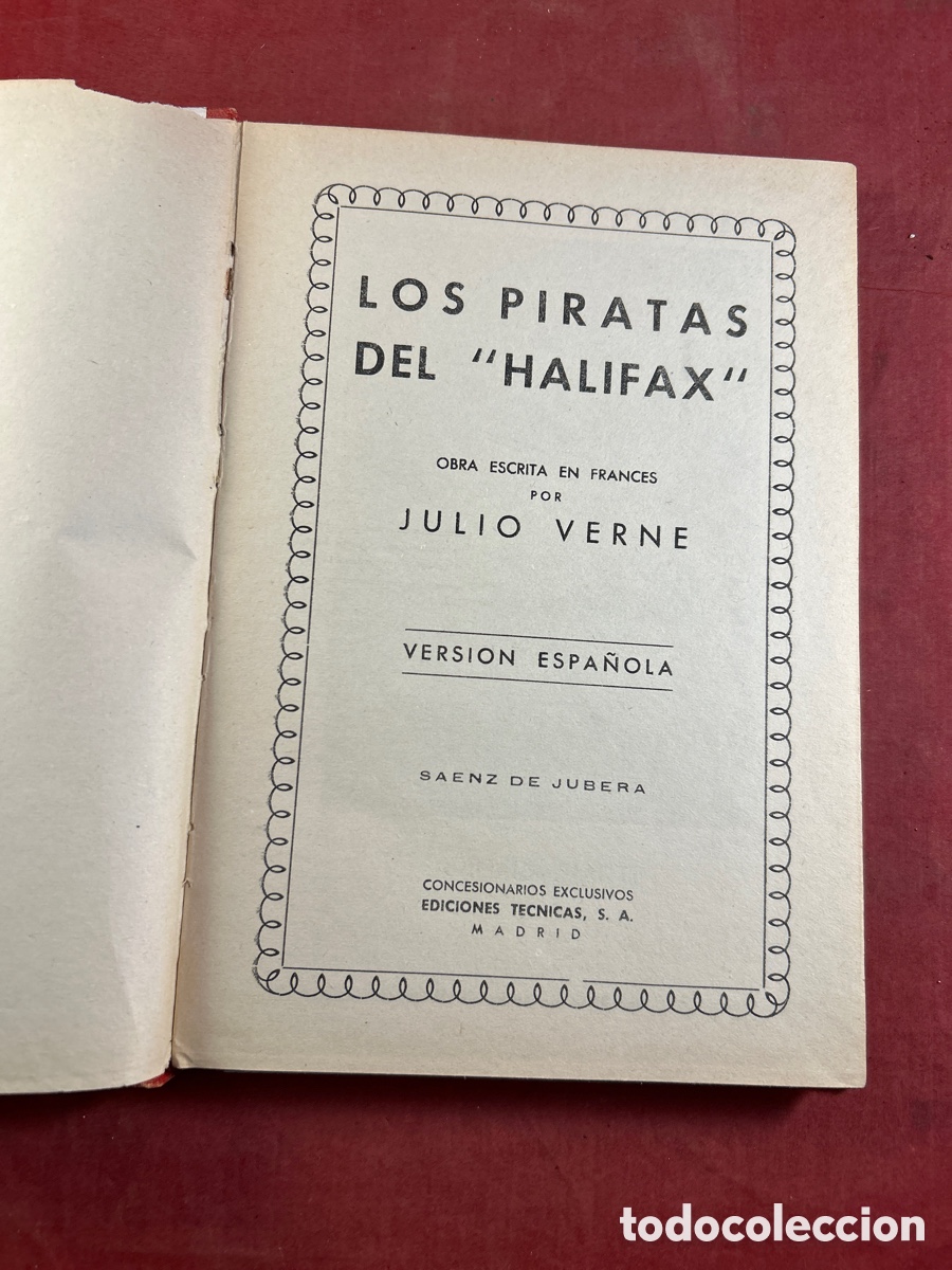 Libros de segunda mano: LOS PIRATAS DEL HALIFAX JULIO VERNE - Foto 2