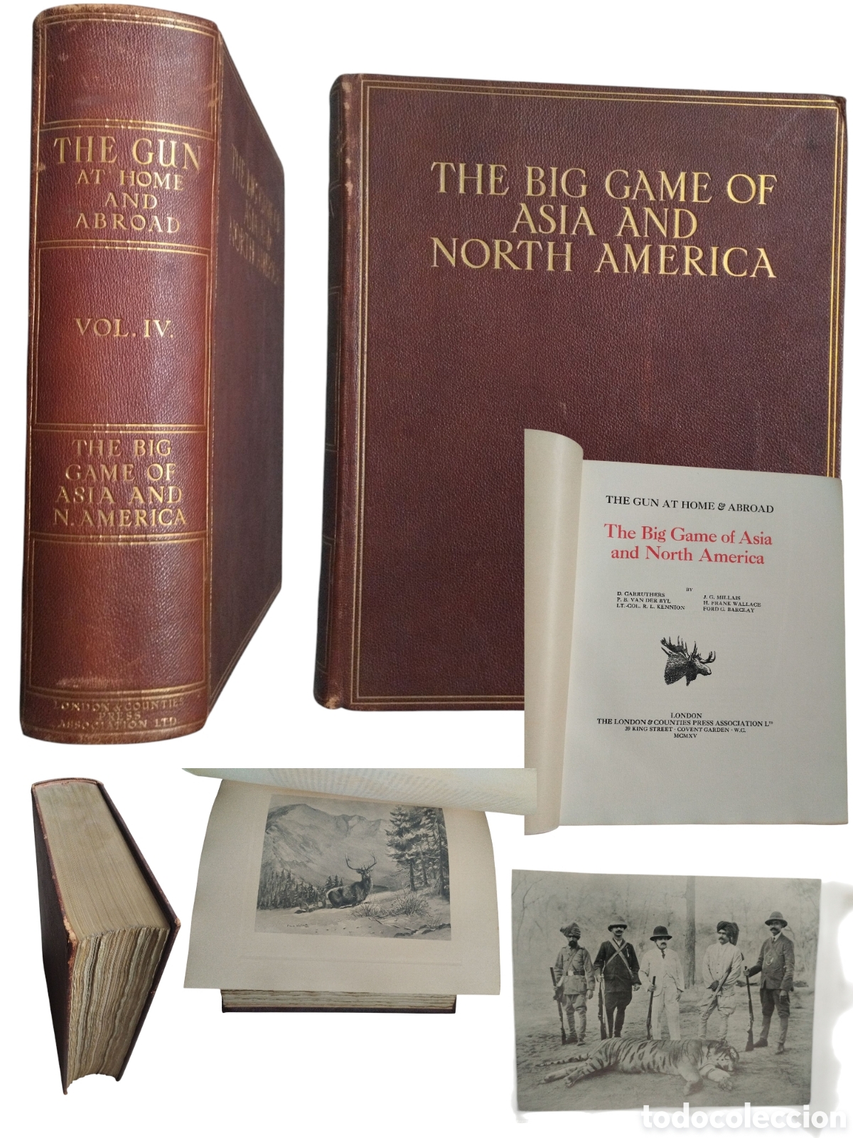 Livros em segunda m&atilde;o: THE GUN AT HOME AND ABROAD, THE BIG GAME OF ASIA & AMERICA. SELOUS F.C., MILLAIS J.G., CHAPMAN Abel