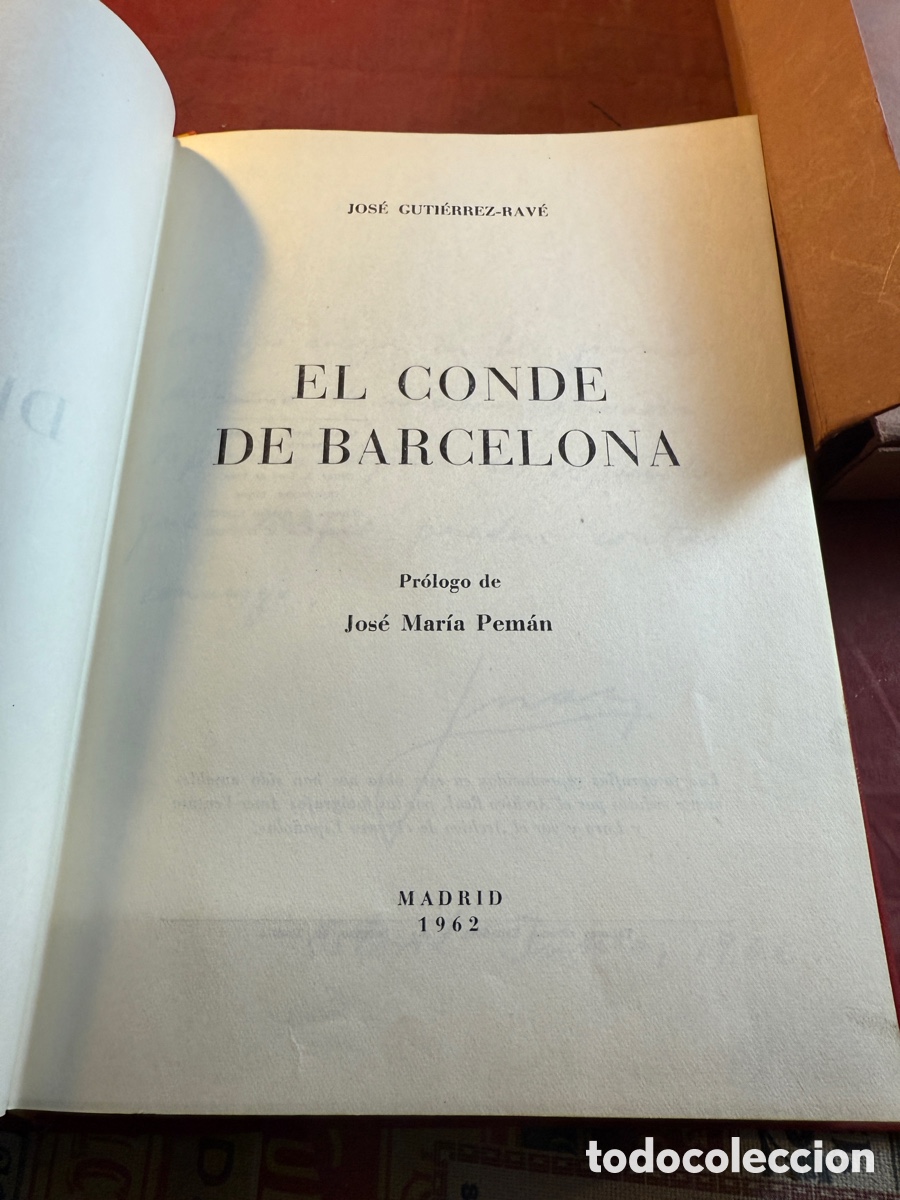 Libros de segunda mano: EL CONDE DE BARCELONA 1966 - Foto 2