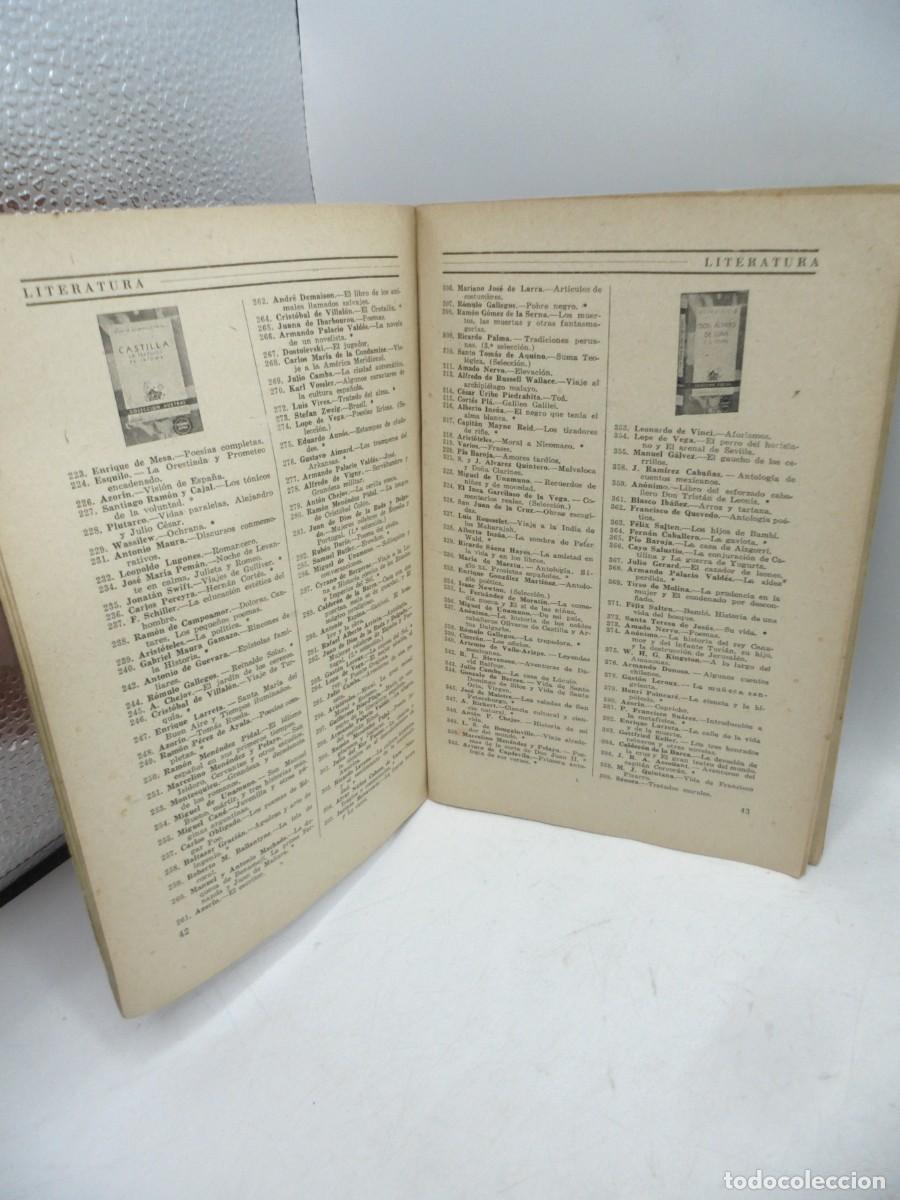 Libros de segunda mano: CATALOGO GENERAL. ESPASA-CALPE. 1948 PAGS: 109. - Foto 3