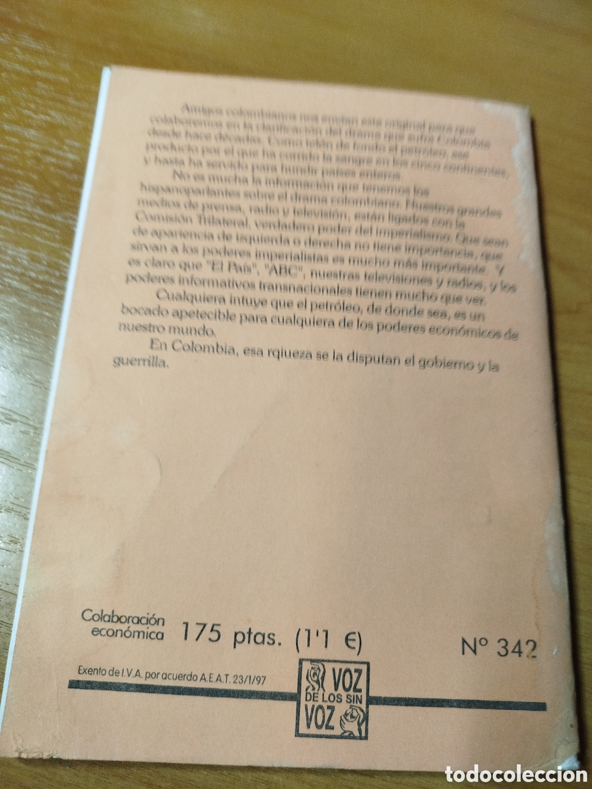Libros de segunda mano: Petr&oacute;leo colombiano ganancia gringa. - Foto 2