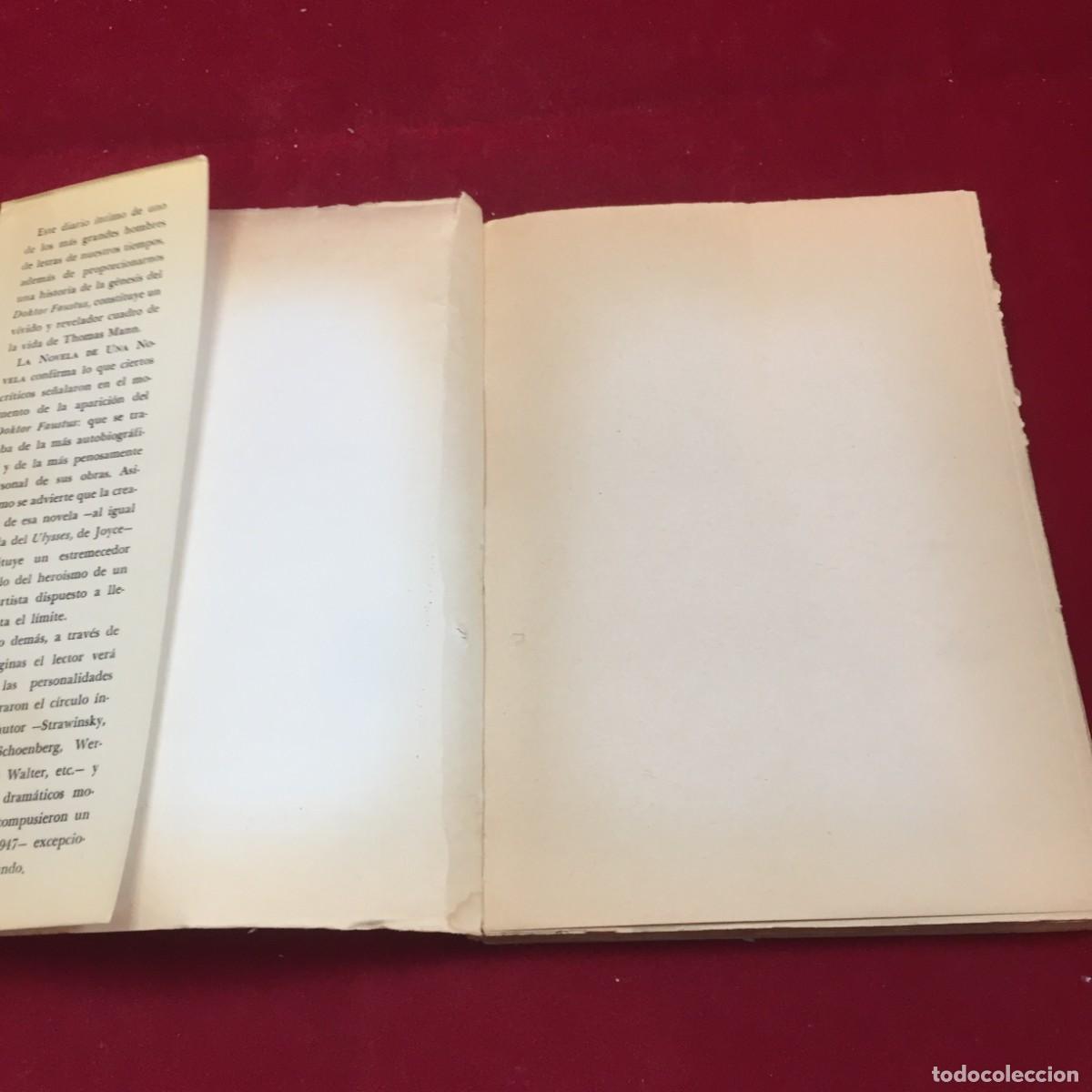 Libros de segunda mano: La novela de una novela. Thomas Mann. Editorial Sur, 1961 - Foto 5