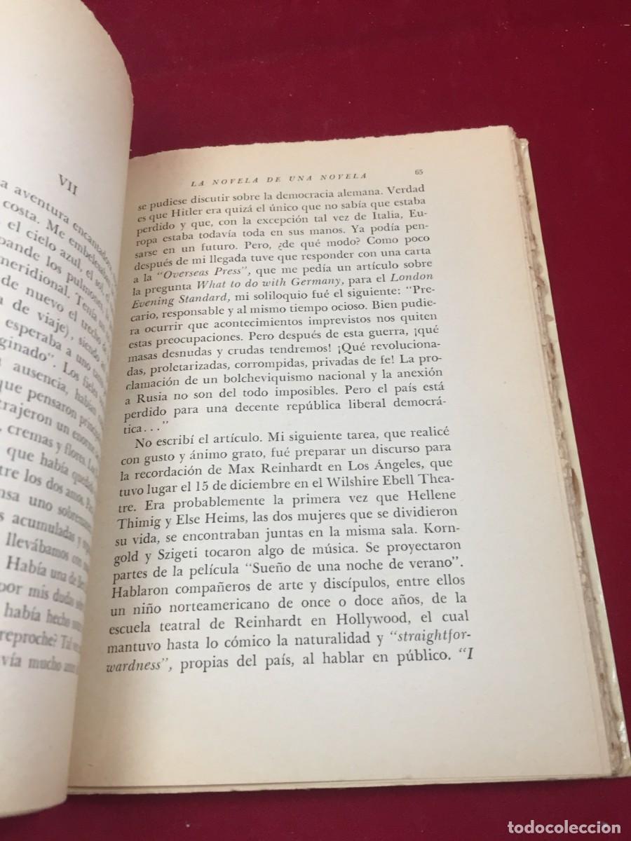 Libros de segunda mano: La novela de una novela. Thomas Mann. Editorial Sur, 1961 - Foto 13