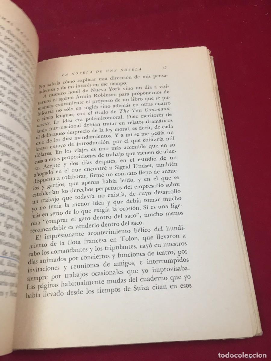 Libros de segunda mano: La novela de una novela. Thomas Mann. Editorial Sur, 1961 - Foto 18