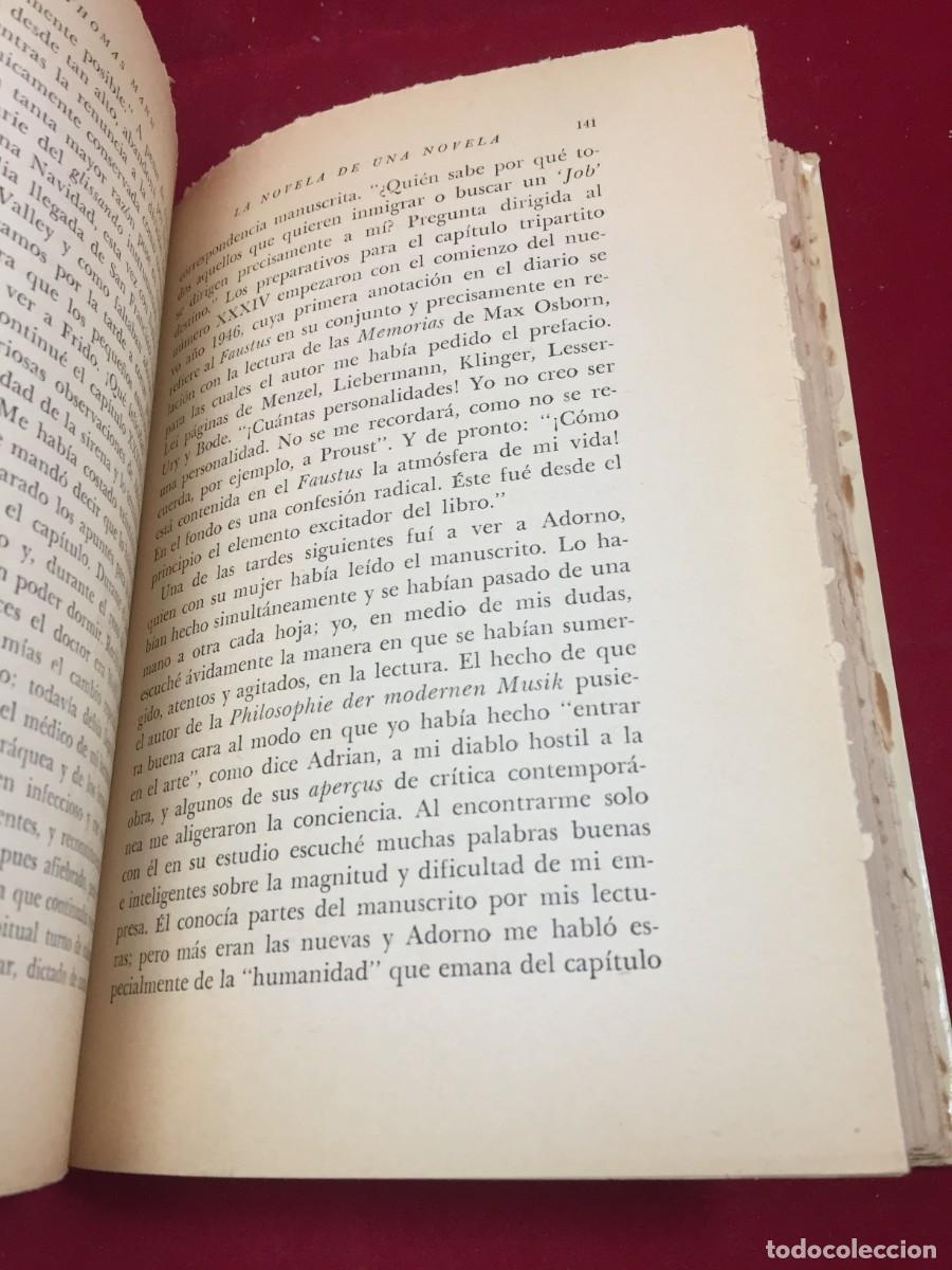 Libros de segunda mano: La novela de una novela. Thomas Mann. Editorial Sur, 1961 - Foto 20
