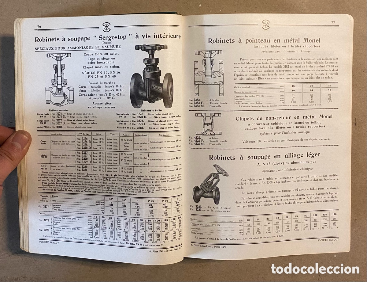 Libros de segunda mano: CATALOGUE - FORMULAIRE SERGOT N&deg; 61 (1964). - Foto 6