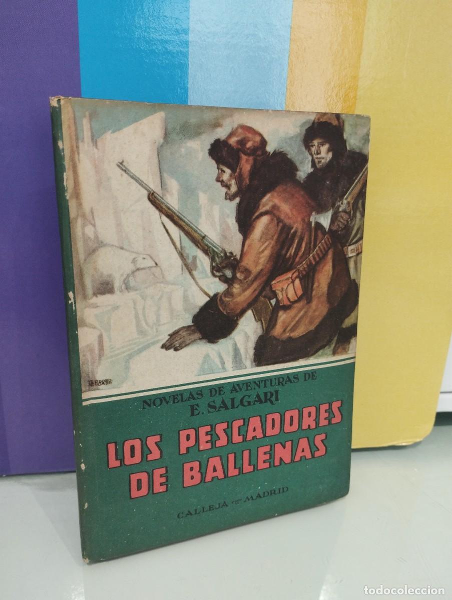 Libros de segunda mano: Salgari. Los pescadores de Ballenas - Foto 1