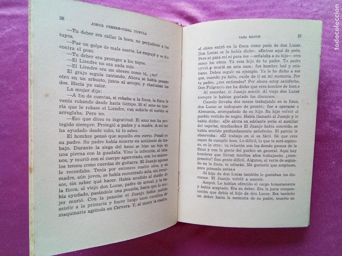 Libros de segunda mano: CAZA MAYOR .JORGE FERRER VIDAL .E/1/2/2 - Foto 4