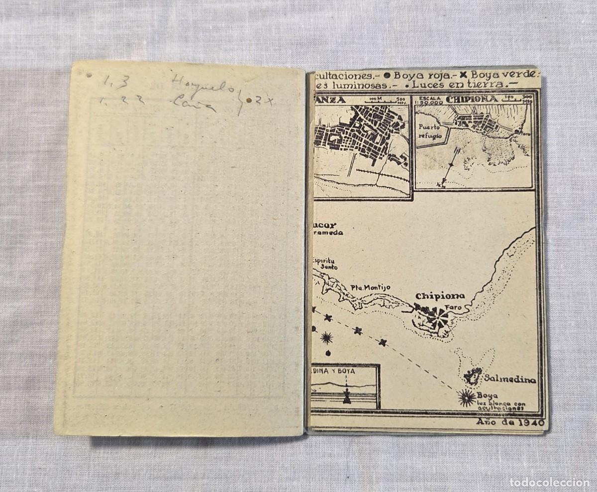 Libros de segunda mano: Librito Tablas de Mareas en Bonanza y en Sevilla 1948 - Foto 4