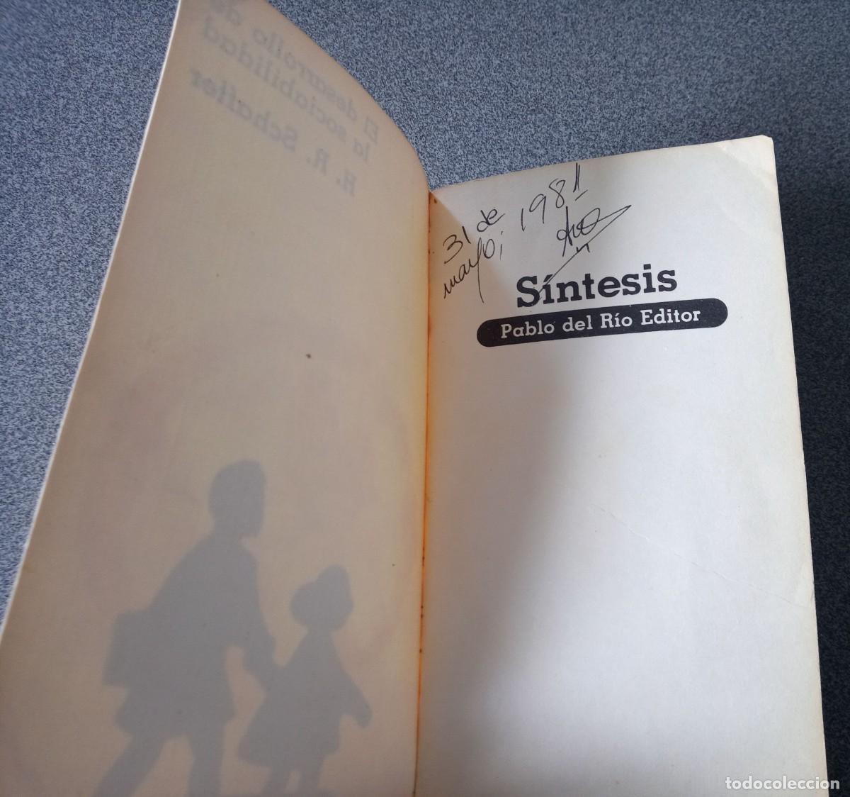 Libros de segunda mano: El Desarrollo De La Sociabilidad H.R.Schaffer - Foto 3