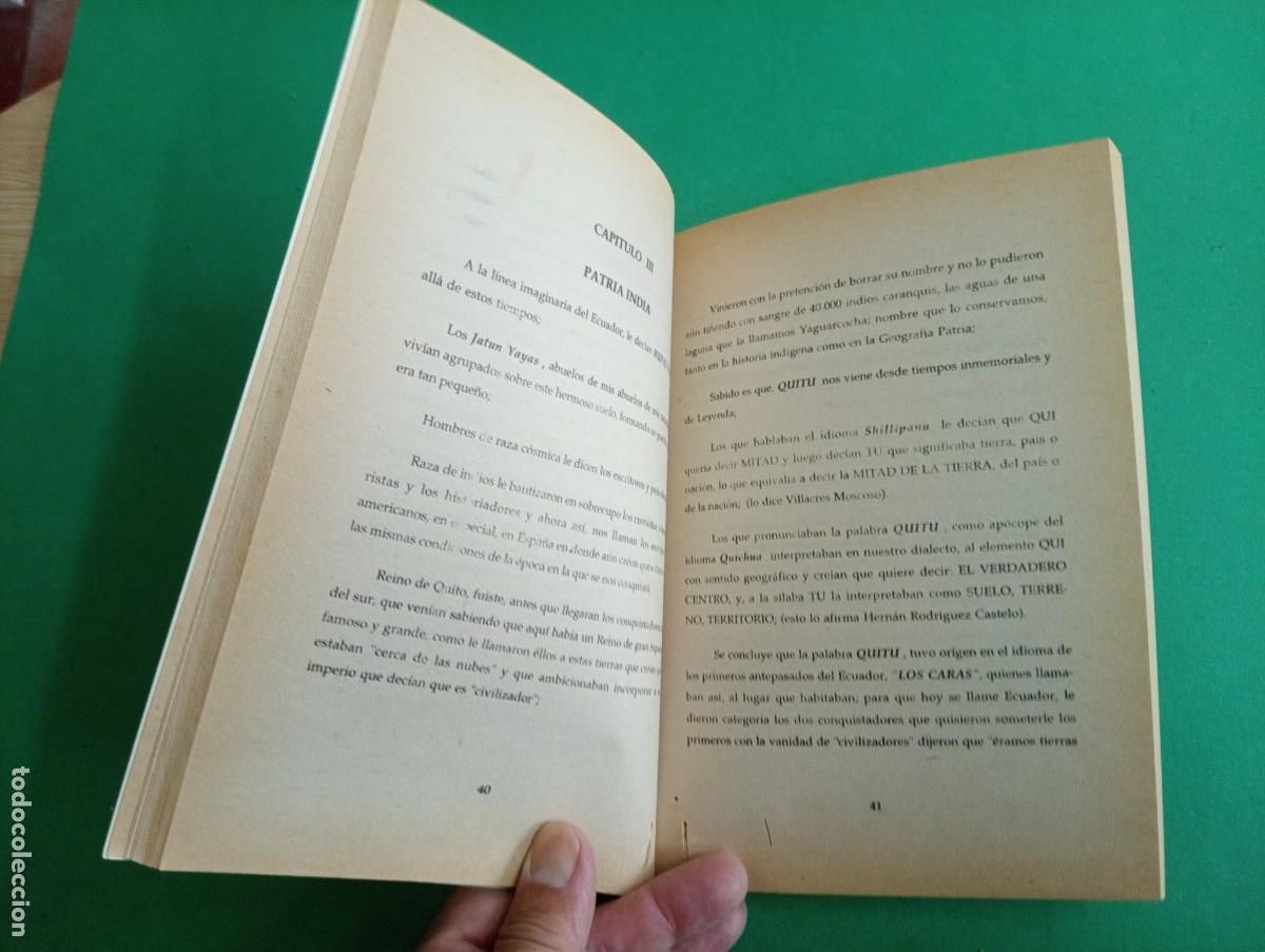 Libros de segunda mano: Antiguo y raro libro Etnico GRITO INDIGENA. Indios ecuatorianos. - Foto 4