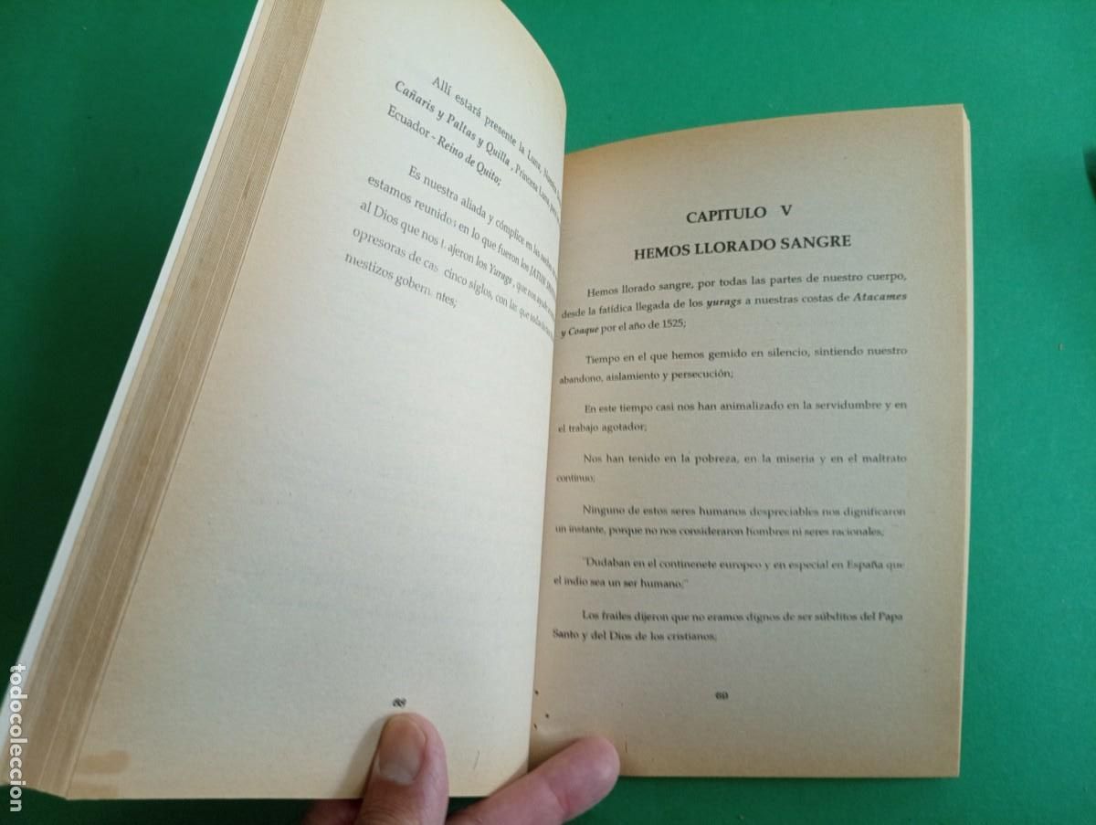 Libros de segunda mano: Antiguo y raro libro Etnico GRITO INDIGENA. Indios ecuatorianos. - Foto 5