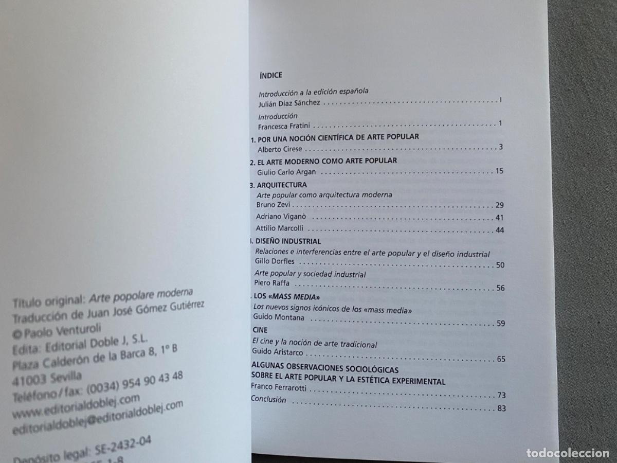 Libros de segunda mano: Arte moderno popular - Francesca Fratini - Foto 5