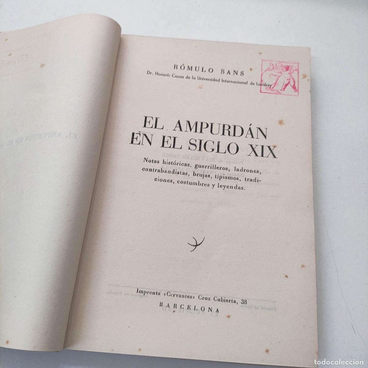 Libros de segunda mano: EL AMPURDAN EN EL SIGLO XIX - Foto 4