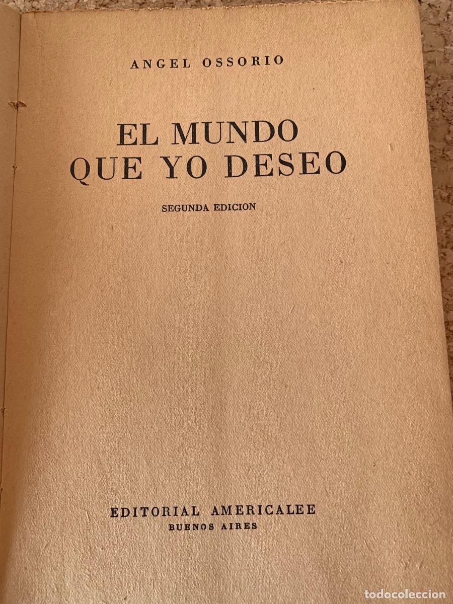 Libros de segunda mano: El mundo que yo deseo (Bols 44) - Foto 2