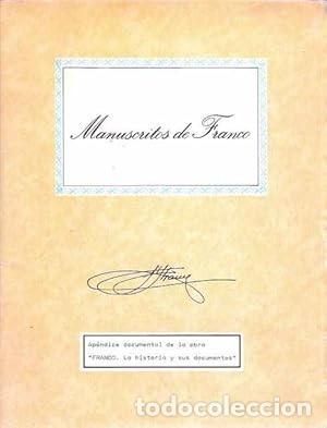 Libros de segunda mano: MANUSCRITOS DE FRANCISCO FRANCO. CARPETA - Foto 1
