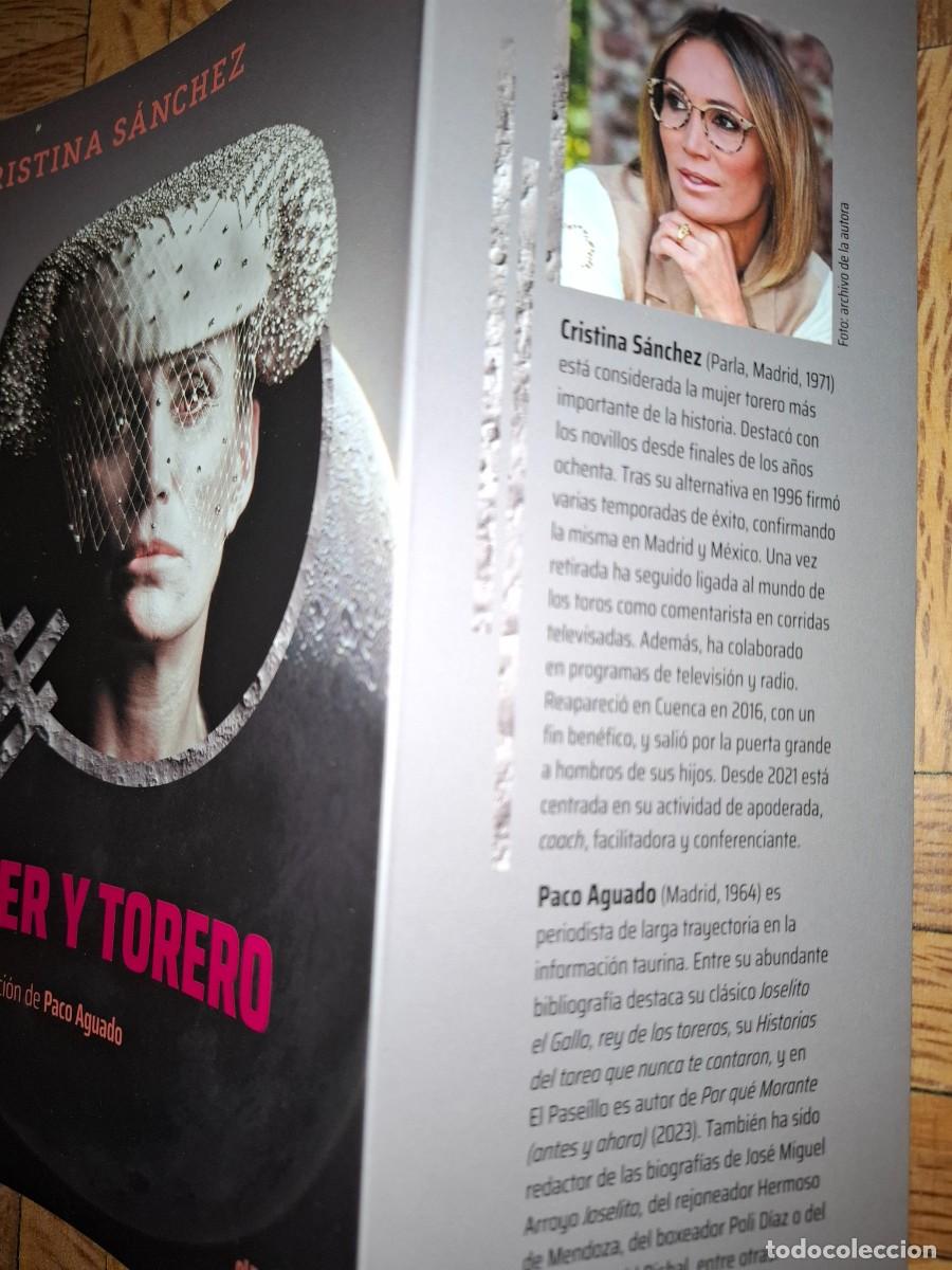 Libros de segunda mano: Mujer y torero. Cristina S&aacute;nchez. Nuevo sin estrenar. - Foto 3