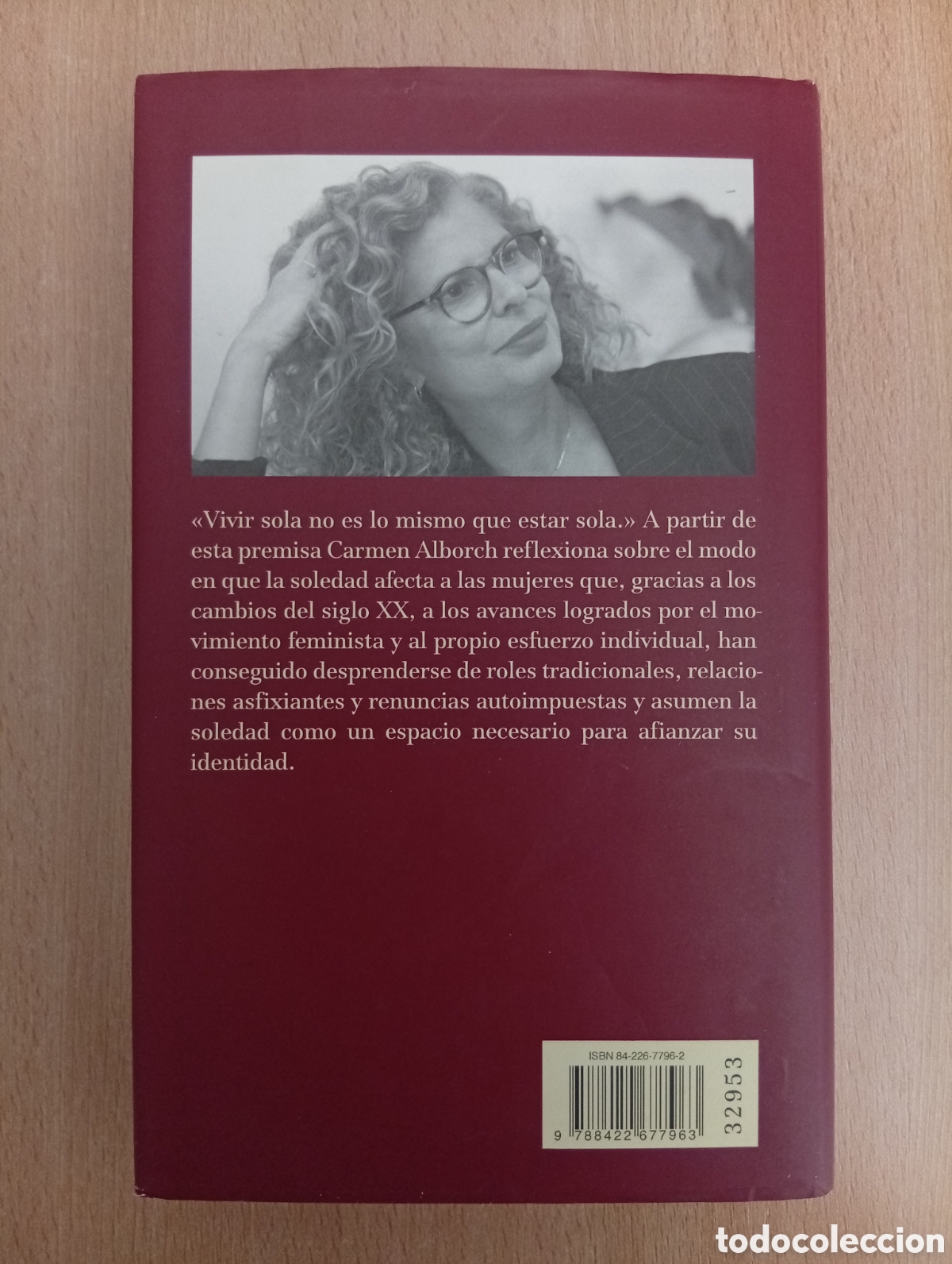 Libros de segunda mano: SOLAS. Carmen Alborch. C&iacute;rculo de Lectores - Foto 2