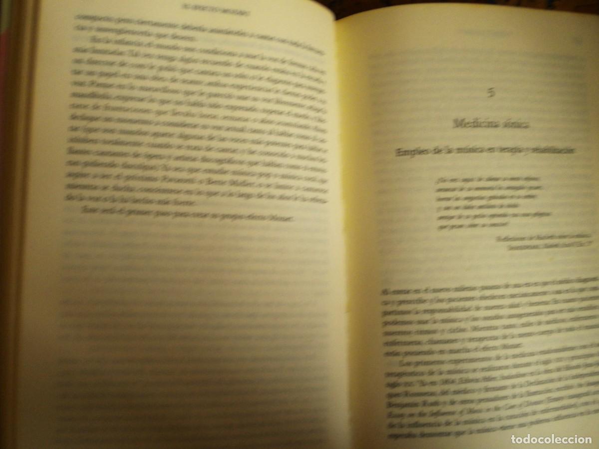Libros de segunda mano: Libro. EL EFECTO MOZART. Autor. DON CAMPBELL. Experimenta el poder transformador de la M&uacute;sica. - Foto 3