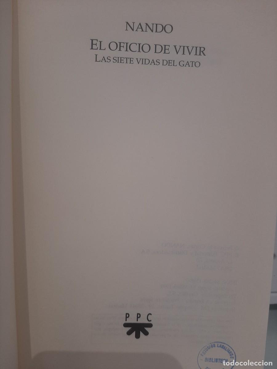 Libros de segunda mano: Nando. El oficio de vivir. Las siete vidas del gato - Foto 1