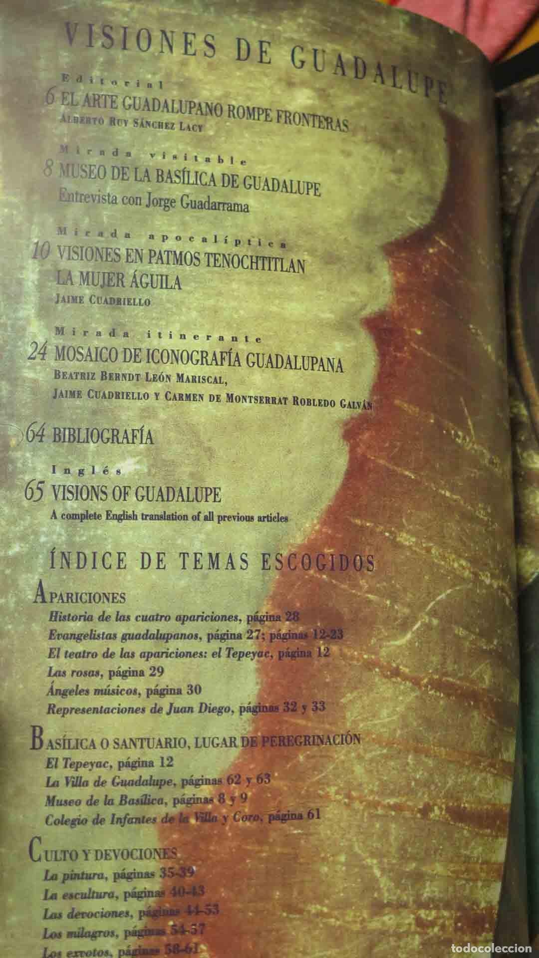Libros de segunda mano: ARTES DE MEXICO. VISIONES DE GUADALUPE - Foto 2
