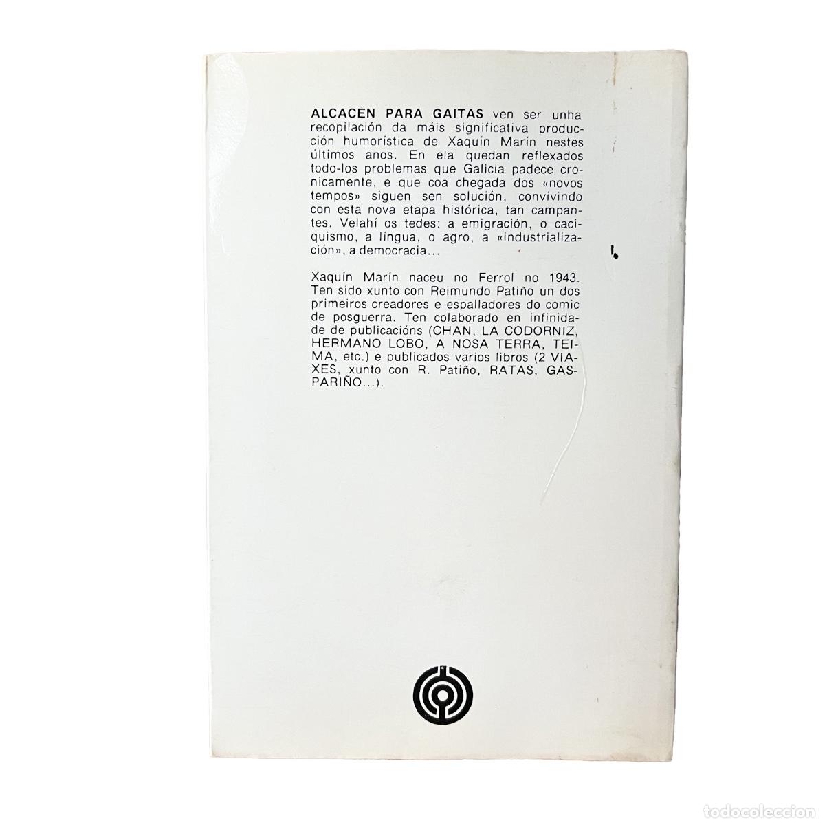 Libros de segunda mano: Alcac&eacute;n para Gaitas. Xaqu&iacute;n Mar&iacute;n - Foto 2