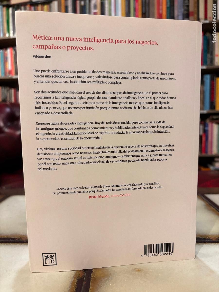 Libros de segunda mano: Desorden. El &eacute;xito no obedece a un plan. Daniel Solana - Foto 2