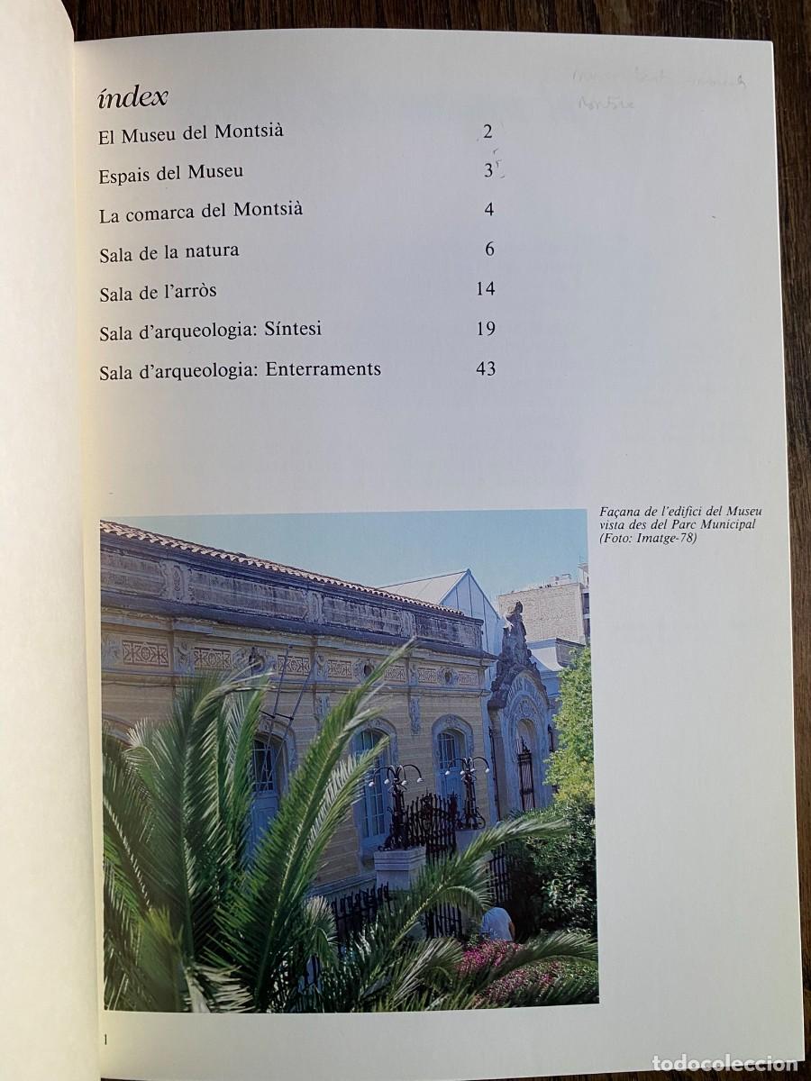Libros de segunda mano: GUIA DEL MUSEU DEL MONTSI&Agrave; - AMPOSTA 1986 - Foto 2
