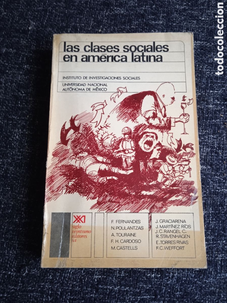 Second hand books: LAS CLASES SOCIALES EN AMERICA LATINA,-ED. SIGLO VEINTIUNO