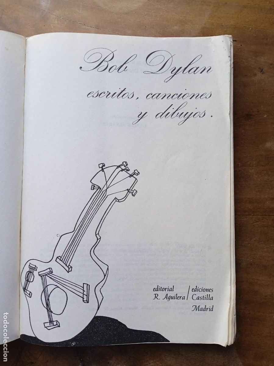 Libros de segunda mano: Bob Dylan. Escritos, canciones y dibujos 1974 - Foto 3