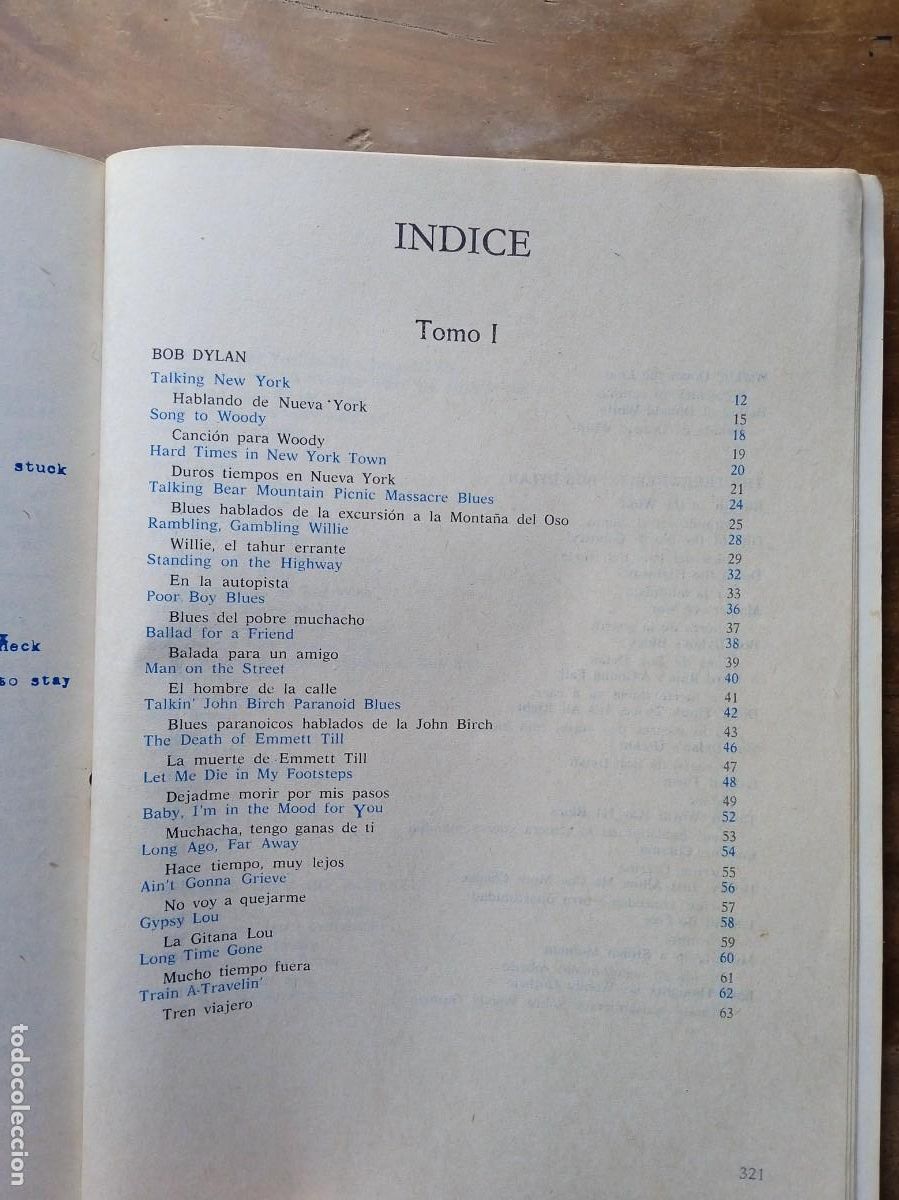 Libros de segunda mano: Bob Dylan. Escritos, canciones y dibujos 1974 - Foto 10