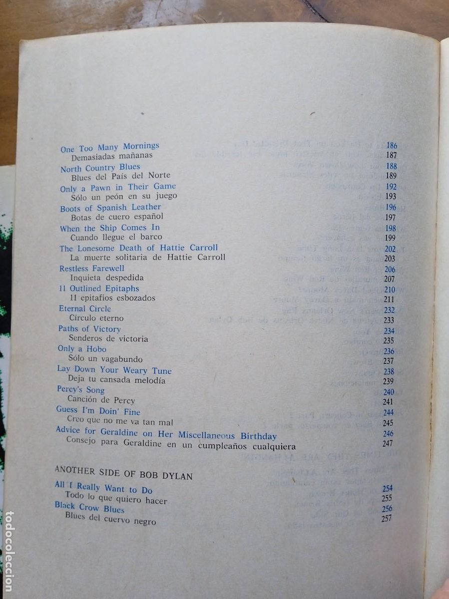 Libros de segunda mano: Bob Dylan. Escritos, canciones y dibujos 1974 - Foto 12