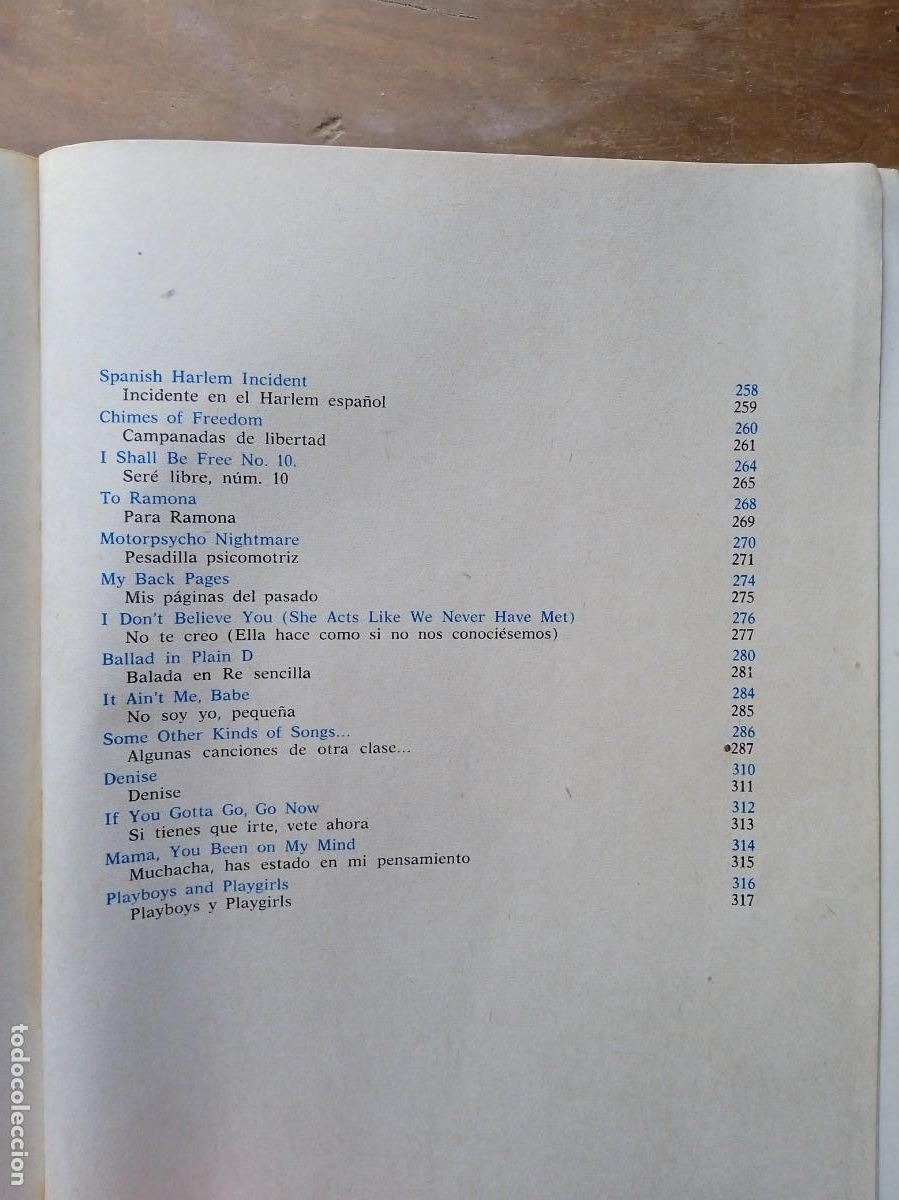 Libros de segunda mano: Bob Dylan. Escritos, canciones y dibujos 1974 - Foto 14