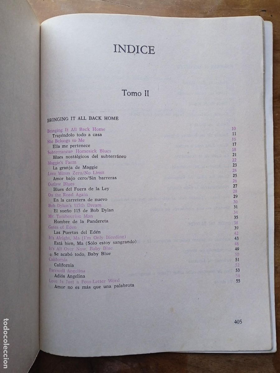 Libros de segunda mano: Bob Dylan. Escritos, canciones y dibujos 1974 - Foto 23