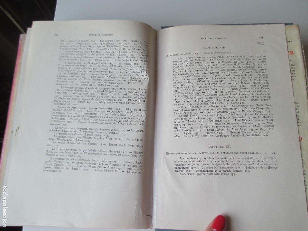 Libros de segunda mano: REN&Eacute; DUMESNIL Historia del teatro l&iacute;rico W34202 - Foto 5
