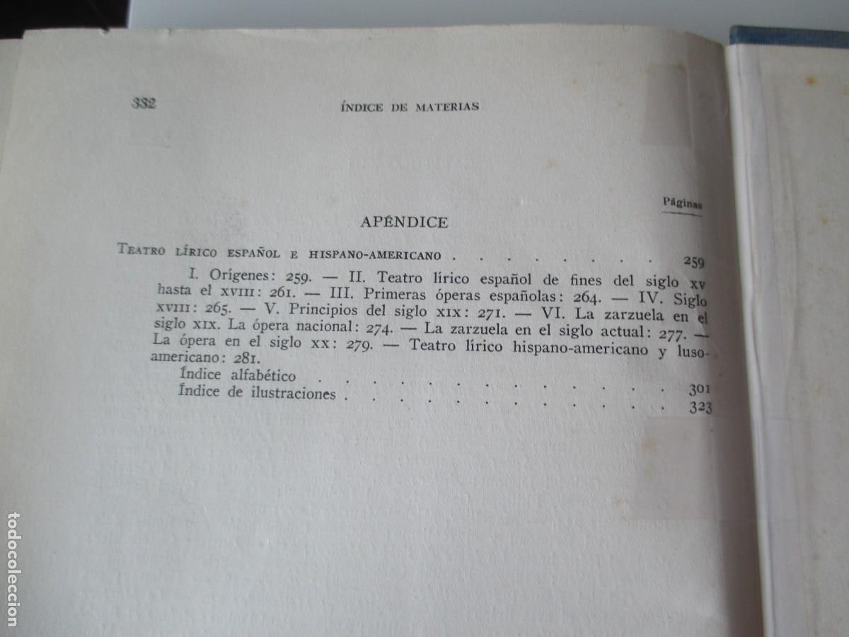 Libros de segunda mano: REN&Eacute; DUMESNIL Historia del teatro l&iacute;rico W34202 - Foto 6